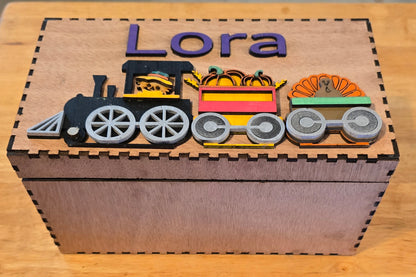 Wooden Personalized Keepsake Boxes Semya Farm