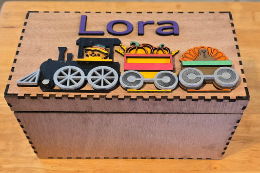 Wooden Personalized Keepsake Boxes Semya Farm