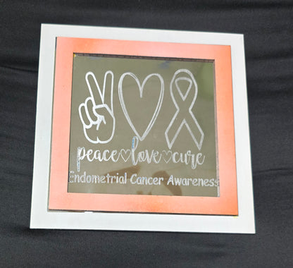 6 inch Cancer Awareness Mirrors