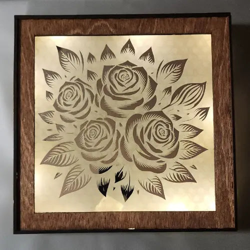 Lighted Mirror Box – Personalized Engraved Decor with LED Glow