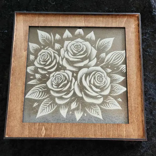 Lighted Mirror Box – Personalized Engraved Decor with LED Glow