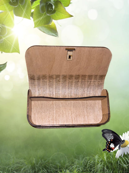 🕶️ Laser Engraved Wooden Eyeglass Case – Stylish, Secure, and Naturally You Semya Farm
