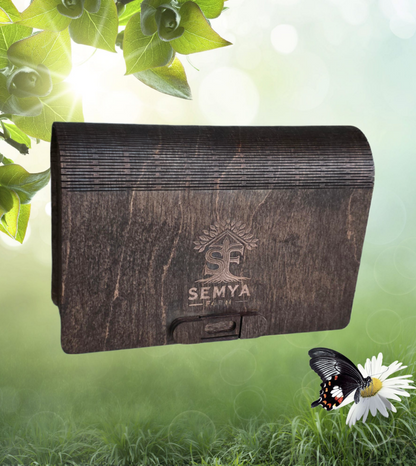 🕶️ Laser Engraved Wooden Eyeglass Case – Stylish, Secure, and Naturally You Semya Farm